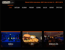 Tablet Screenshot of bowlingcafet.se